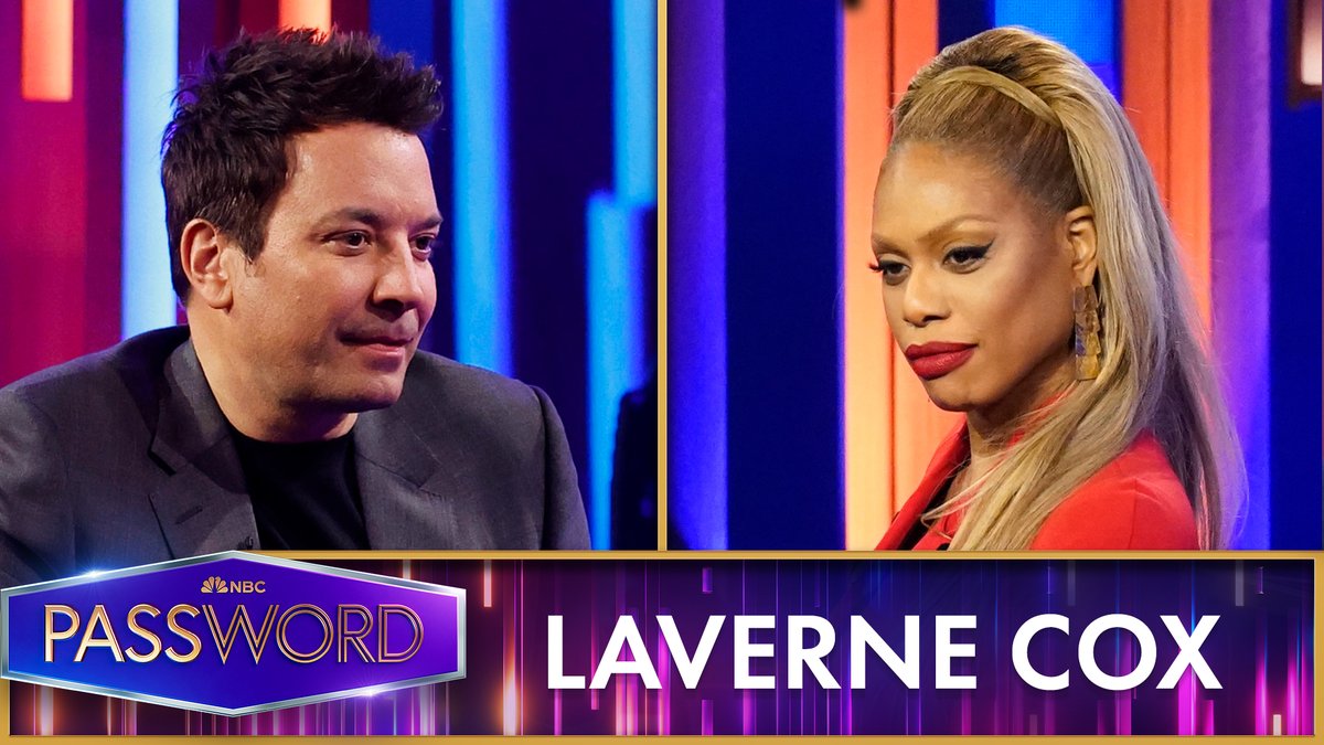 Jimmy and @LaverneCox definitely bring their own unique style of play to #PASSWORD 😂 Catch an all-new episode Tuesday at 10/9c on @NBC!
