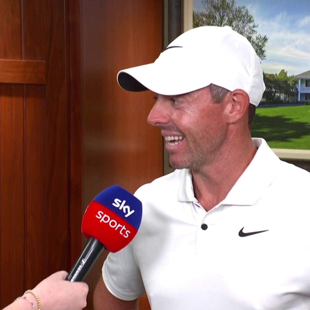 With his first opening round under par at The Masters in 6 years, Rory McIlroy remains positive about his chances ⛳
