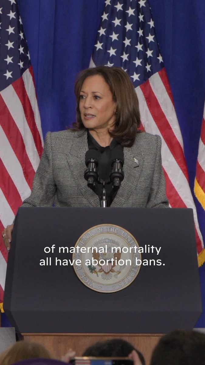 Women across our country are suffering at the hands of extremists who say they’re motivated by the well-being of women and children but ignore the crisis of maternal mortality.