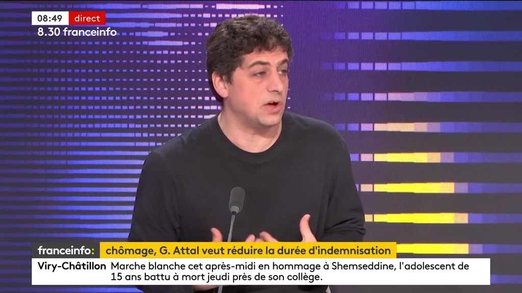 🔴 Indemnisation chômage ➡️ "Dire que cela rapporte plus de ne pas travailler, que travailler, ce n'est pas vrai", explique Michaël Zemmour.