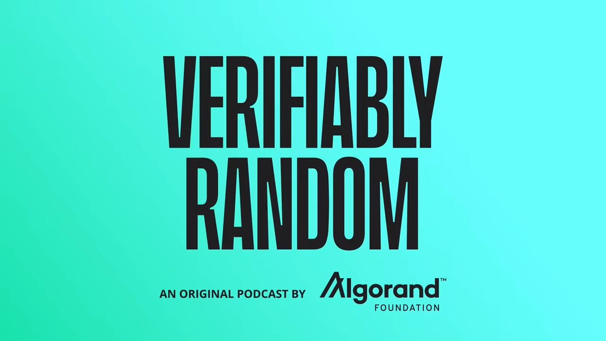 The first episode of Verifiably Random is officially live! 🔥 John Woods talks about quantum, minwei.algo discusses payments, and marcvl.algo🇺🇦 shares his game plan for his 1st 100 days as CMO. Watch on X, YouTube, Spotify, and everywhere else. Links in the comment.