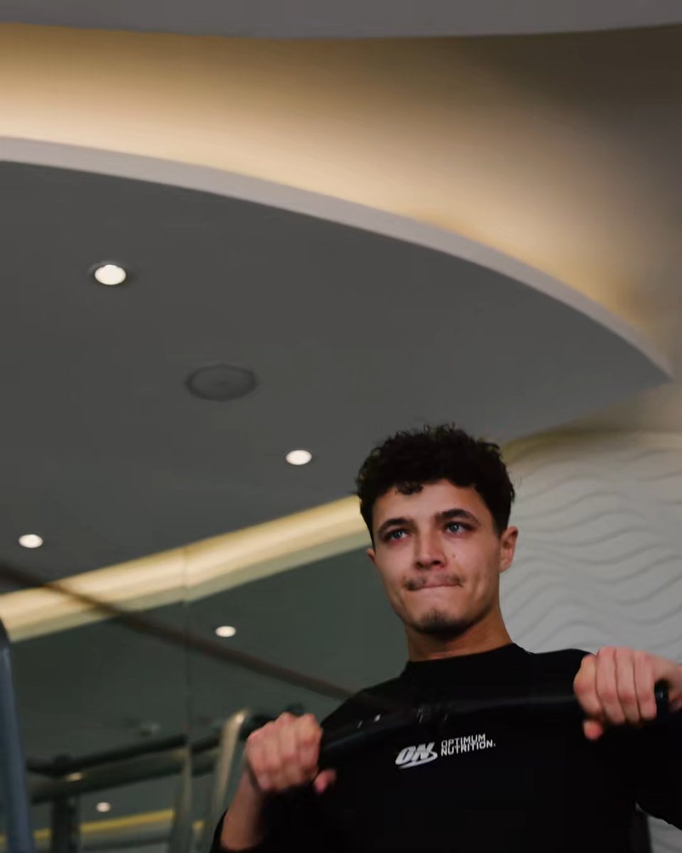 Just because it's a non-race week, doesn't mean the work stops. 💪 #F1 Optimum Nutrition