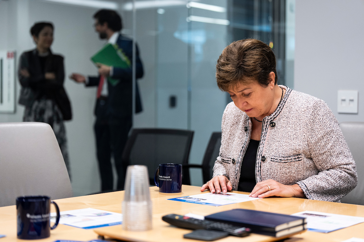 Thank you Atlantic Council & CEO Fred Kempe for hosting me to deliver the #IMFMeetings curtain raiser speech, framing the discussions we’ll be having in the coming days. Faced with options, policymakers should always pursue policies that deliver growth, jobs & prosperity for all.