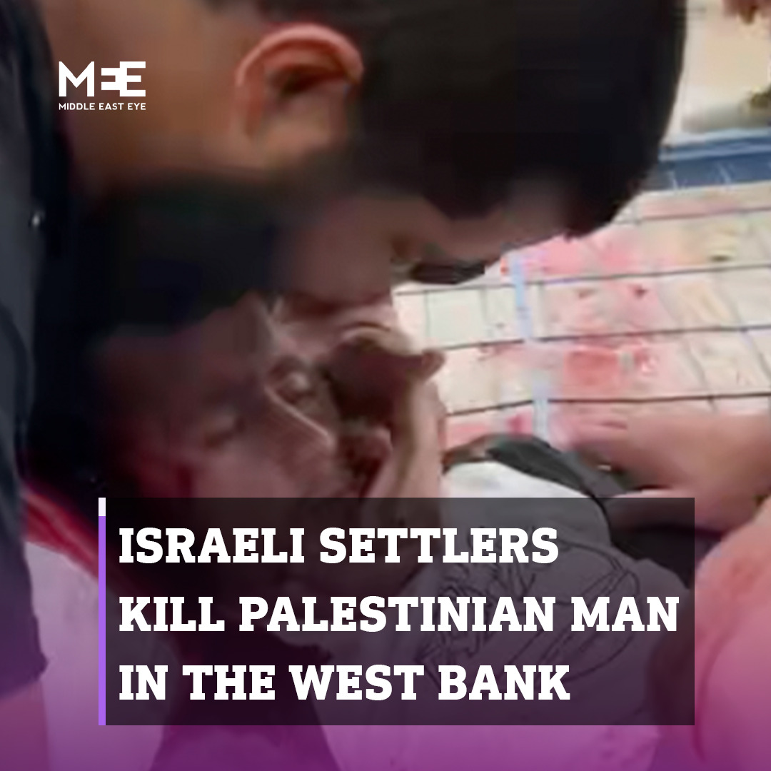 A Palestinian was shot dead by Israeli settlers in the village of al-Mughayir in the West Bank on Friday. Many others were injured in the attack, where settler militias, backed by the Israeli military, besieged a house with Palestinians inside.