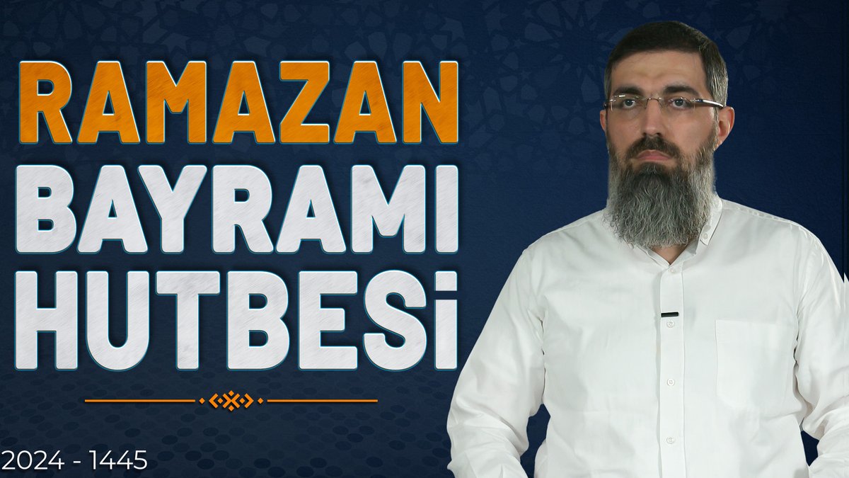 "Ey iman edenler! Allah için adaleti ayakta tutan (adil) şahitler olun." Şahit Ümmet | Ramazan Bayramı Hutbesi 2024