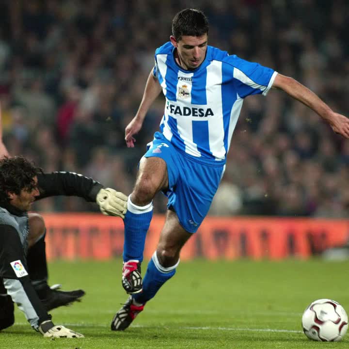12/04/03 - Barcelona 2-4 Deportivo A Roy Makaay Double