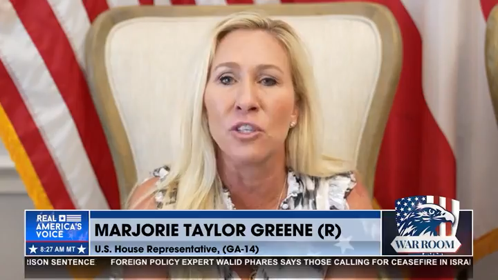 Marjorie Taylor Greene says she “hate[s] everybody” who supports Ukraine against Russia.