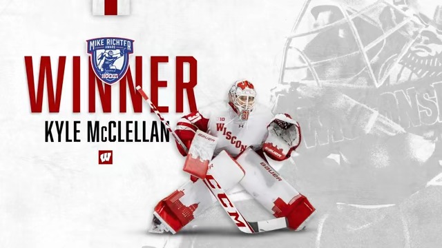 The nation's top goaltender Congratulations @kylemcclellan1 on an amazing year #75thSeason || #NextChapter