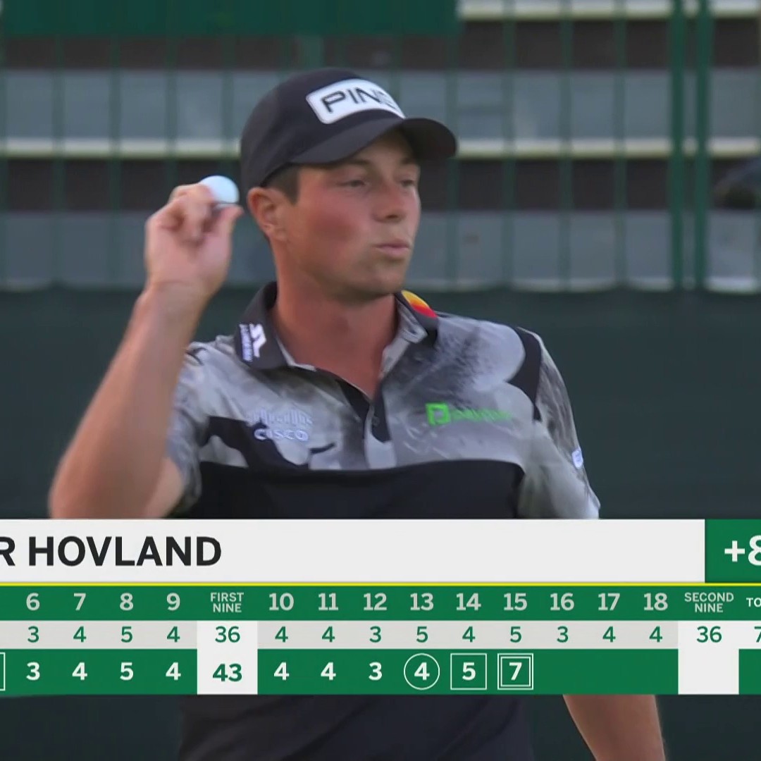 Augusta National 1, Viktor Hovland 0.