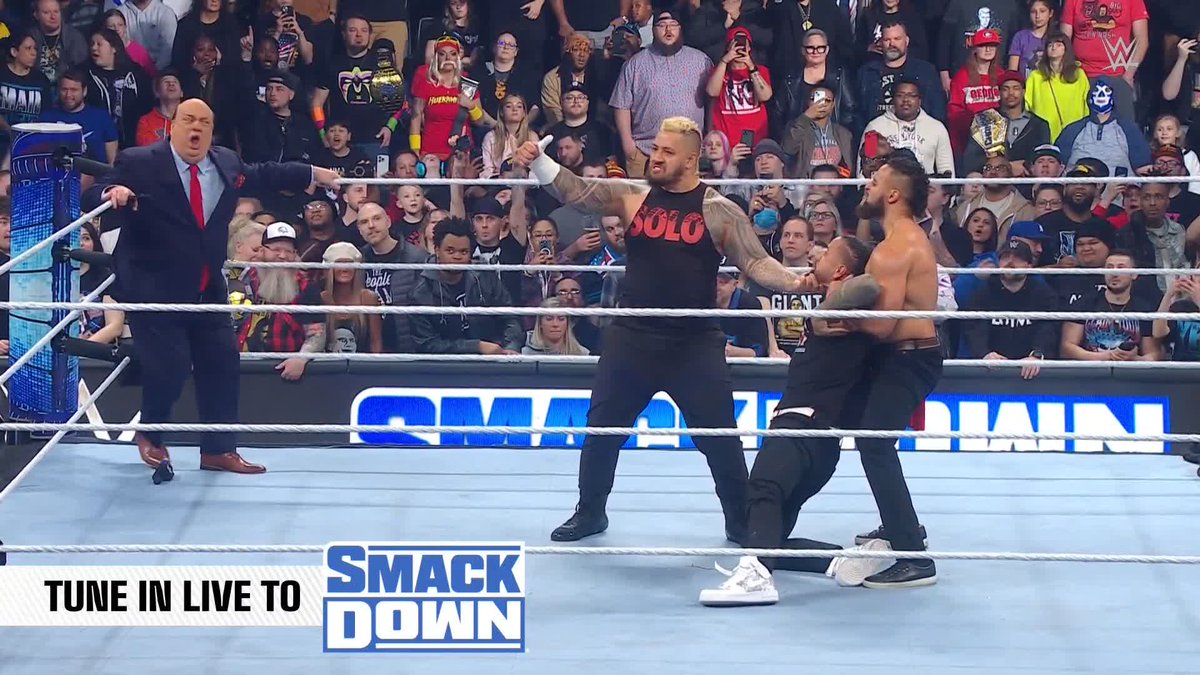 🤯🤯🤯 EVERYTHING just changed for #TheBloodline... #SmackDown