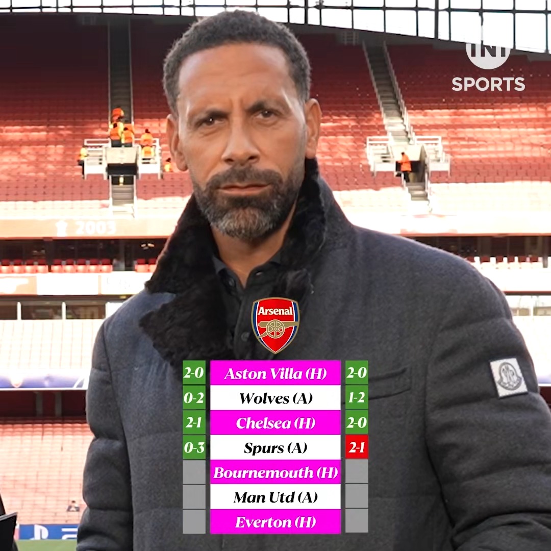 "You planned that." 😅 Laura Woods and Rio Ferdinand predict the Premier League title run-in 🔮 Give us your final point totals for the top three 👇