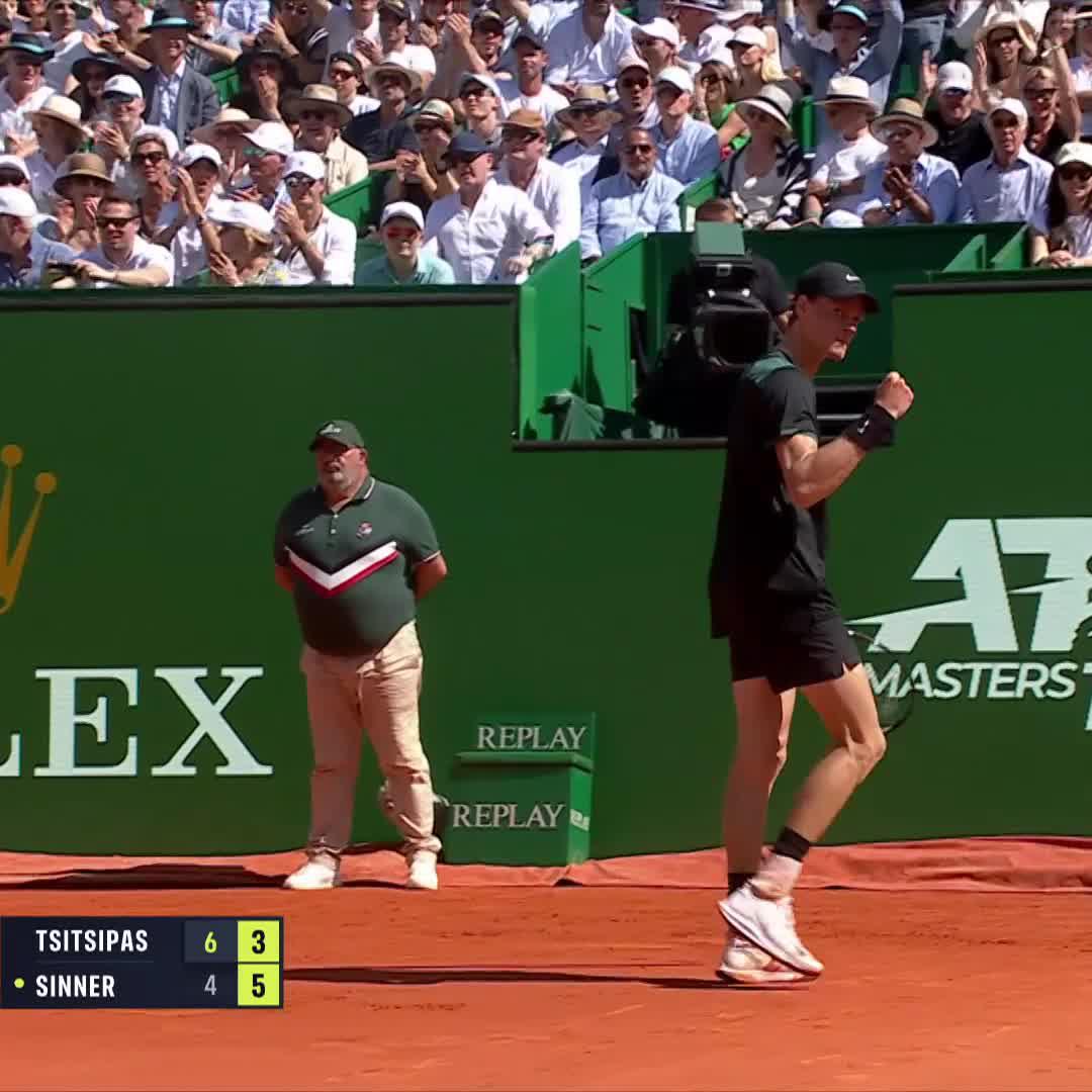 Pure Sinnema 🎬 Jannik Sinner #RolexMonteCarloMasters