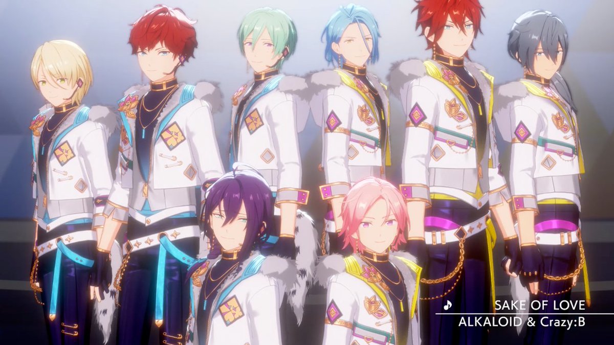 (7/11)【お知らせ】 『Answer★星と惹かれ合うマトリックス』のイベント楽曲『SAKE OF LOVE』のMVを先行公開します❗ ES1年目の最後を飾るライブ、ぜひお楽しみください🎤 さらに、この投稿のリポストが【3万件】突破でグミ50個&amp;ホイッスル25個をプレゼント🔁 #あんスタ