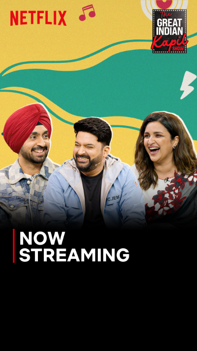Laughter ke naye sur lagaane aa gaye hai Chamkila ke star cast! 😍 Dekho #TheGreatIndianKapilShow, every Saturday, 8pm, aur jaano Chamkila ki kahaani sirf Netflix par!