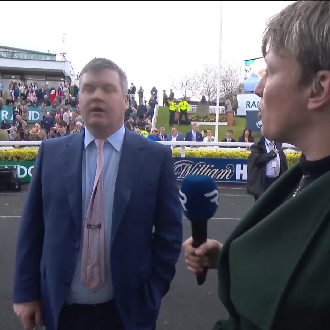 🗣 "It's just that man again Willie Mullins." Gordon Elliott proud as punch following Delta Work's second &amp; a fourth for Galvin Willie Mullins the "thorn in his side" again! o