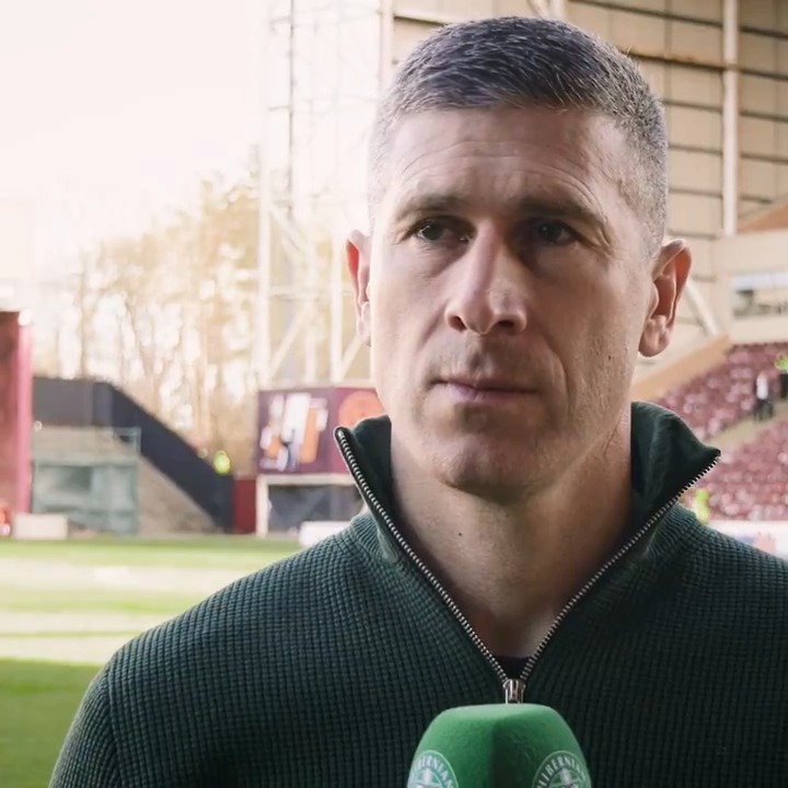 Reaction from Hibs Head Coach Nick Montgomery following today's draw with Motherwell.
