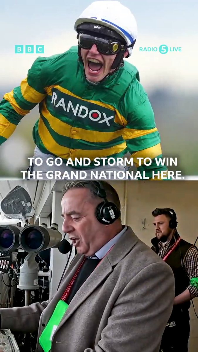 ๐ Commentary at its finest ๐๏ธ John Hunt calls the climax of the 176th #GrandNational