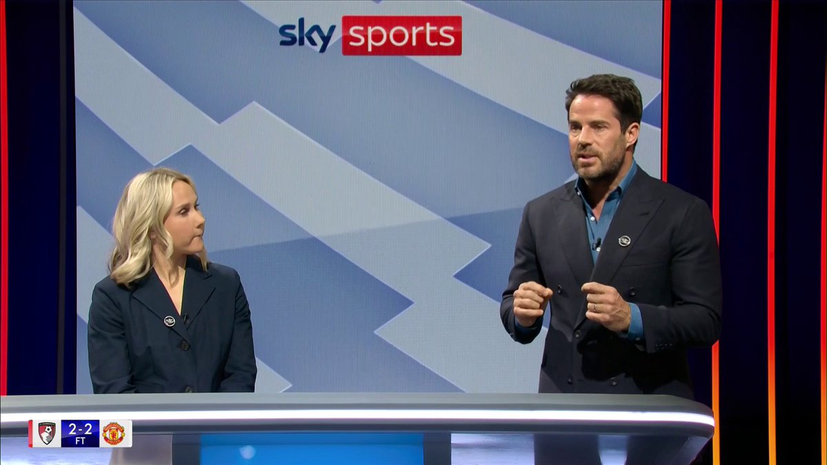 "He cares about the club" 😤 Jamie Redknapp says the criticism of Bruno Fernandes is unfair 👇