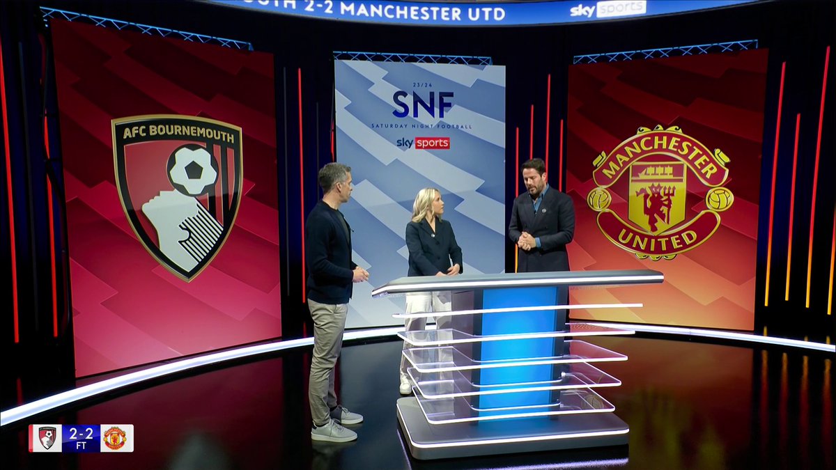 "It's like a rugby tackle" 🏉 Jamie Redknapp was 'amazed' Bournemouth's penalty claim was overturned 😮