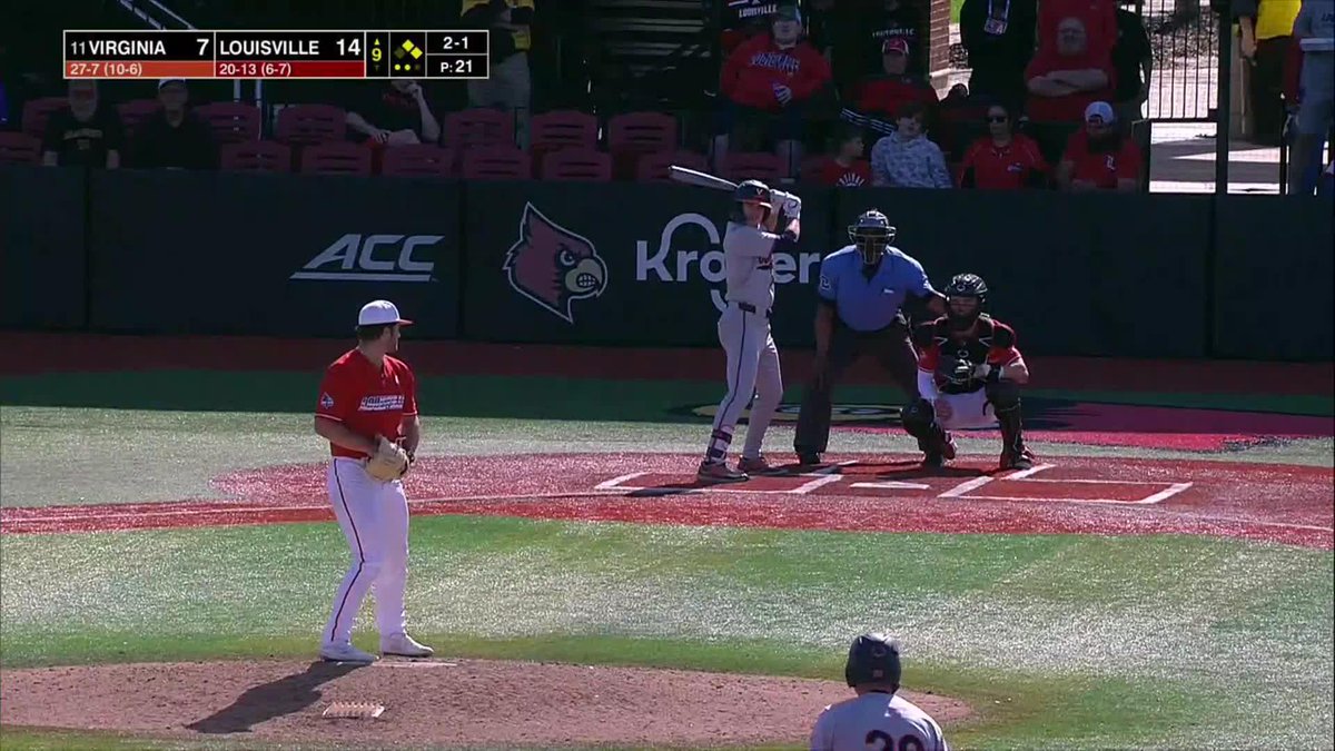 Not just yet. Aidan Teel with a pinch hit homer! A three-run shot! 📺: ACCNX | #GoHoos