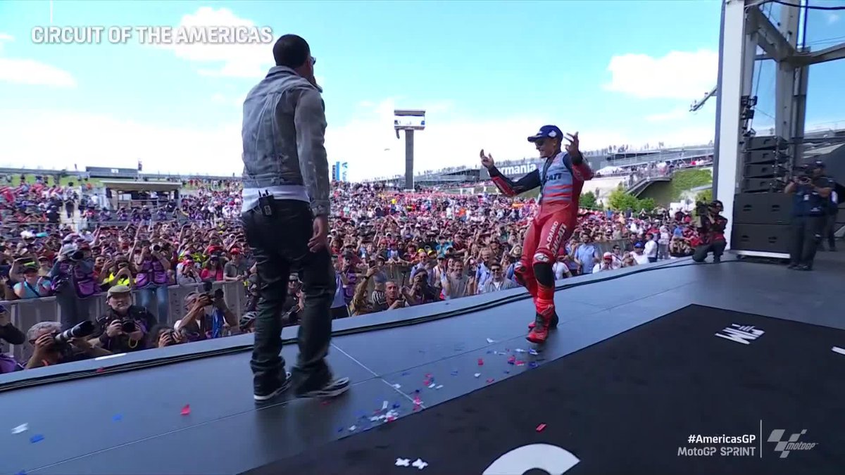 🕺🎶 Marc Márquez 🤜🤛 LYANNO #AmericasGP 🇺🇸