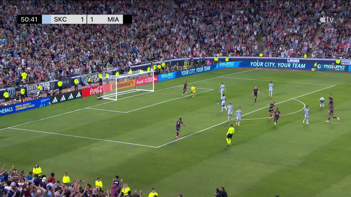 MESSI MAGIC AT ARROWHEAD STADIUM ✨ What. A. Strike.