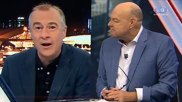 "Gerard was still in Adelaide, but it seems Robbo was the one who was half an hour behind" 😂 Media-Ocre is back with a bang ✍️ #9AFLSFS | Nine &amp; 9Now 🖥️