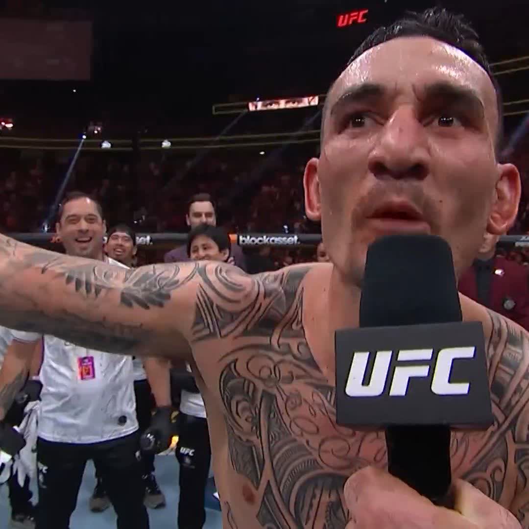 MAX HOLLOWAY IS HIM. 😤 Call 🌺 Max Holloway the BMF when you say his name! #UFC300