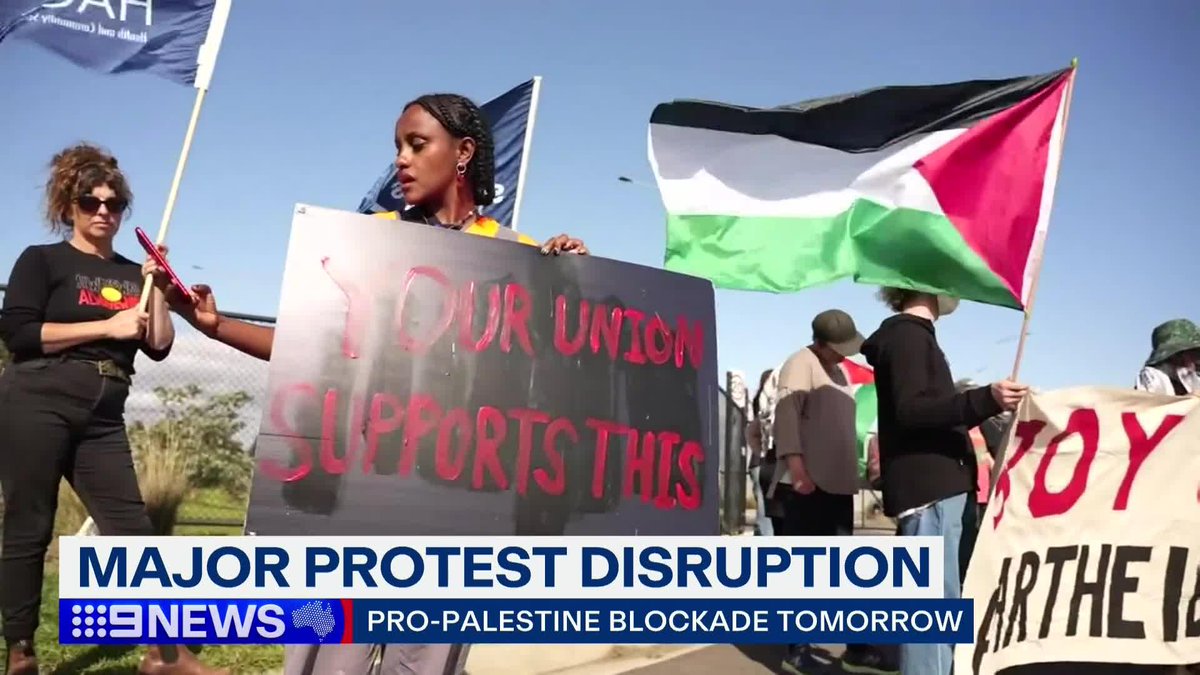 Pro-Palestine activists are planning to unleash chaos across Melbourne tomorrow as part of protest action in cities around the world. Dougal Beatty #9News