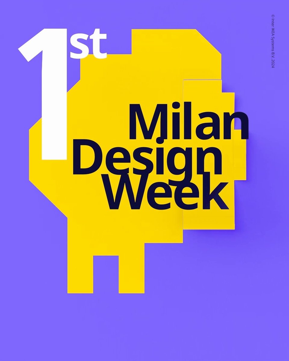 Join us at Milan Design Week as we reveal some of our newest collections and much more. Tap to read more #IKEA1