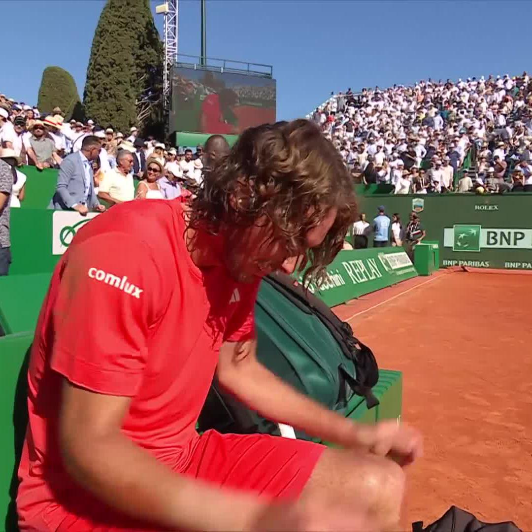 All the feels ❤️❤️❤️ Stefanos Tsitsipas #RolexMonteCarloMasters