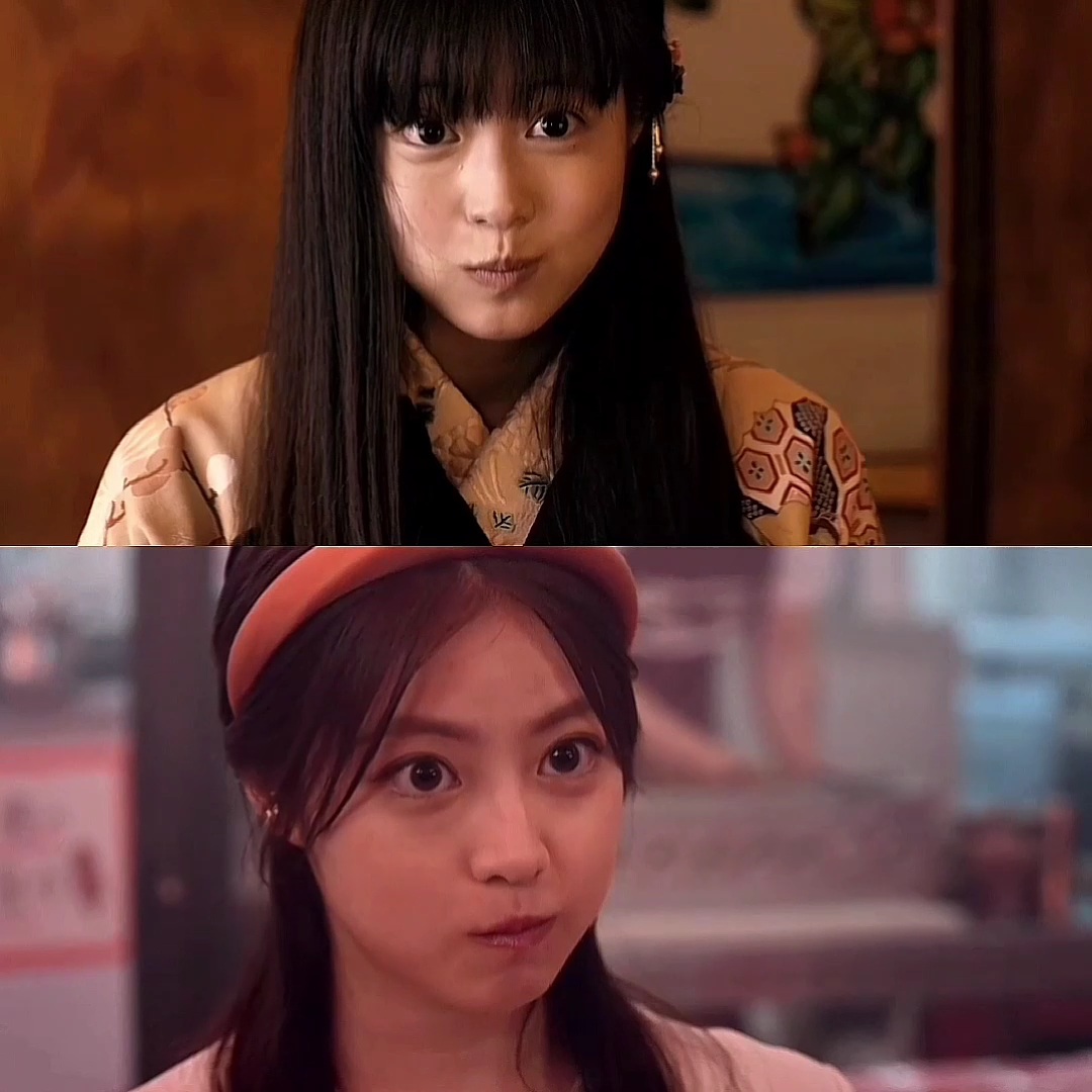imada mio and meguro ren in ‘my happy marriage’ (2023) and ‘trillion game’ (2023)
