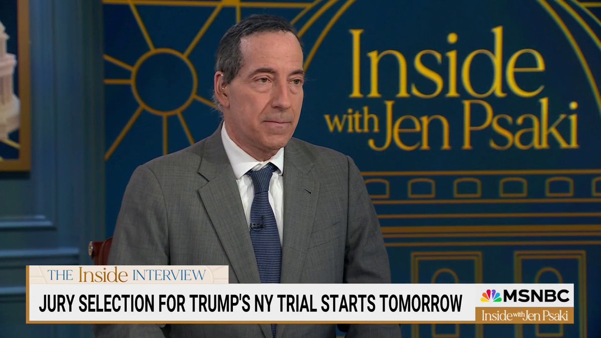 "It's a very serious case. I think the Trump people are going to be shocked how tuned in America is to what's going on here." Rep. Jamie Raskin on the start of Donald Trump's criminal trial.