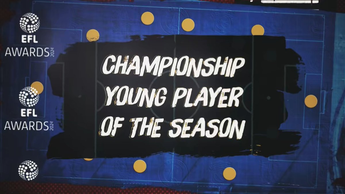 🏆 The #SkyBetChampionship Young Player of the Season, sponsored by EA SPORTS FC, is Leeds United's Archie Gray! 💫 #EFL | #EFLAwards