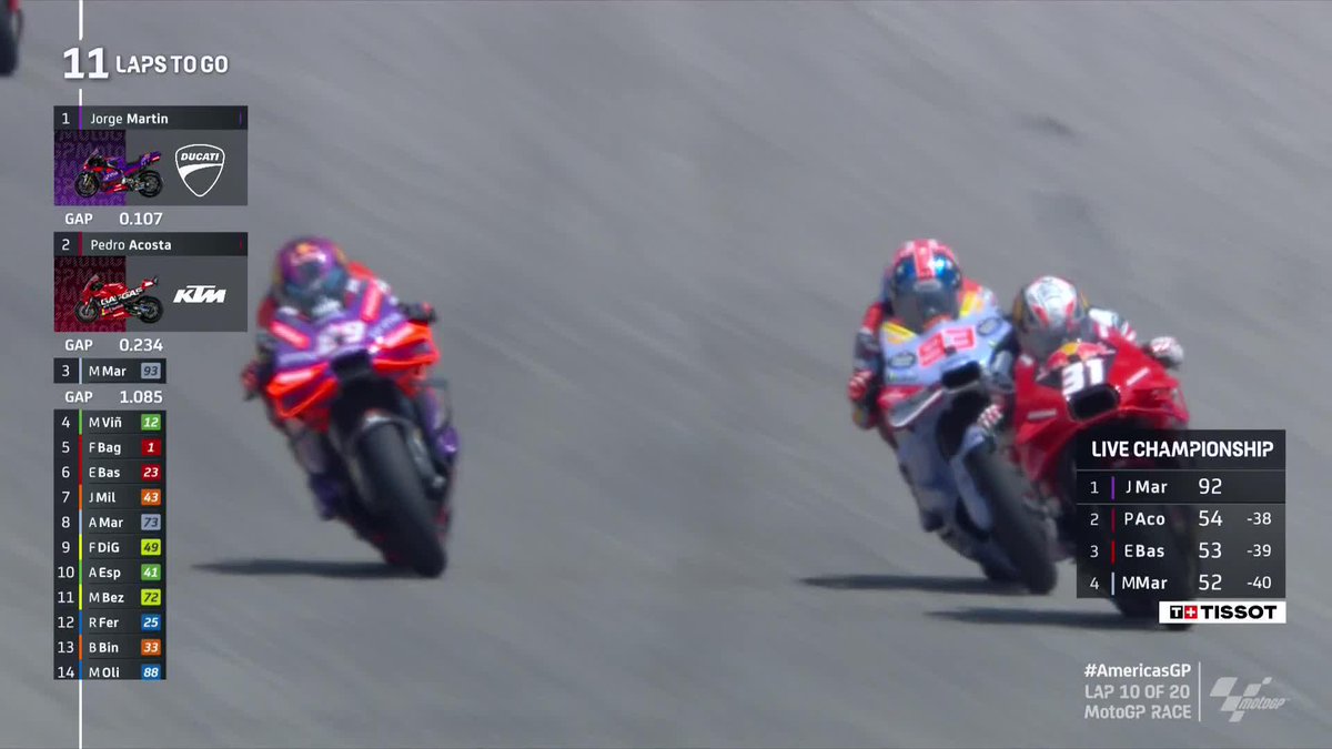 💥 HAVE THAT!!! 💥 You won't see racing like this anywhere else! 🔥 #AmericasGP 🇺🇸