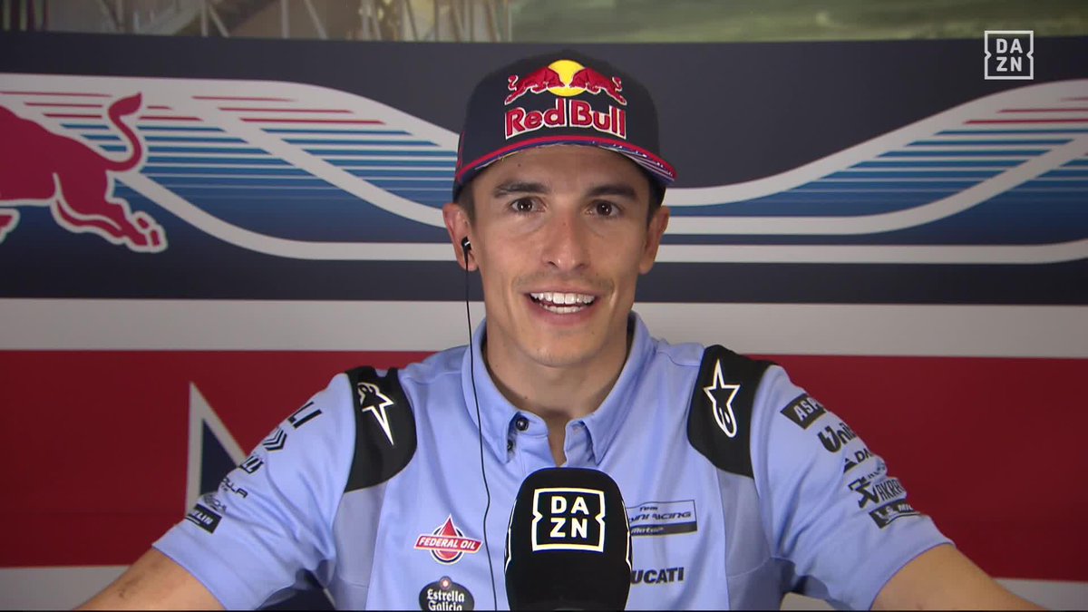 🗣️ Marc Márquez lo tiene claro "Me he caído, pero iba liderando la carrera, que me quiten lo bailao" #MotoGP 🏁 #AmericasGP 🇺🇸
