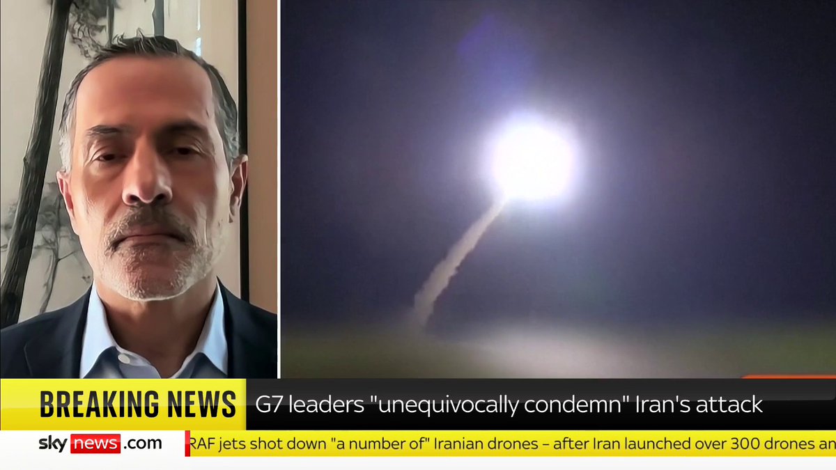 'It's up to Israel whether it wants the matter closed or not' says Professor of International Affairs and Middle East Studies Vali Nasr to Saima Mohsin. 'Israel made a decision to escalate the Gaza war by bringing Iran into it when it attacked Iran's consulate'. 📺 Sky 501
