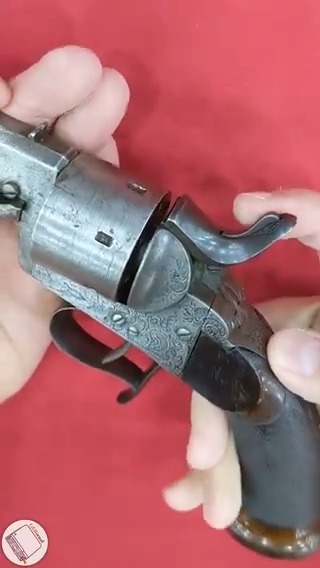 Mystery Revolver with Hammer Safety #oldguns #candrsenal