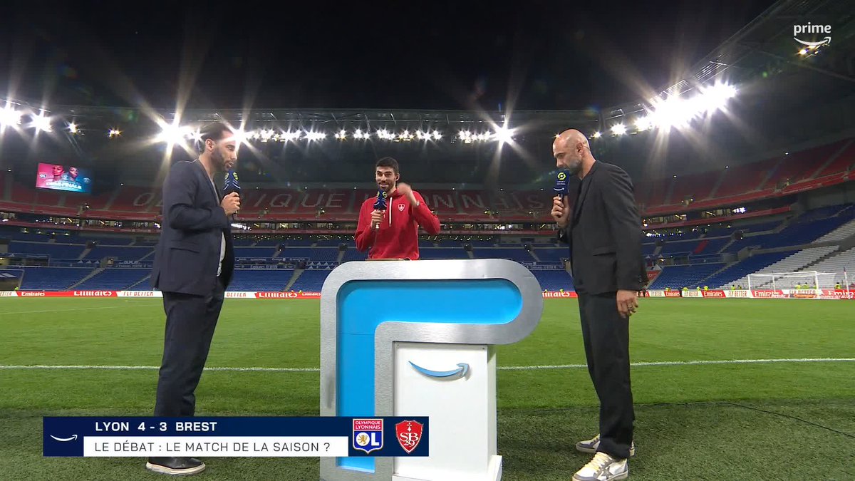 🎙️ Pierre Lees-Melou : "J'espère que mon carton rouge va être annulé." Le joueur du Stade Brestois 29 revoit les images de son exclusion et la trouve très sévère. #OLSB29
