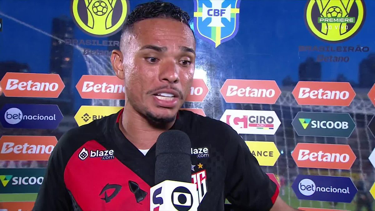 Autor do gol do Atlético-GO, Luiz Fernando detonou a arbitragem após derrota diante do Flamengo: "O árbitro hoje só fez m... Bota o cara pra vir aqui e roubar dentro da nossa casa, CBF tem de tomar uma atitude"