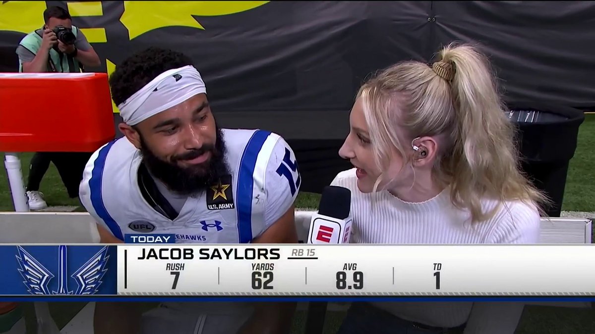 "To be able to come out here and bounce back is exactly what I was praying for and hoping for. Blessed to have the support of my teammates" Jacob Malik Saylors talks about his big game this week after being inactive last week
