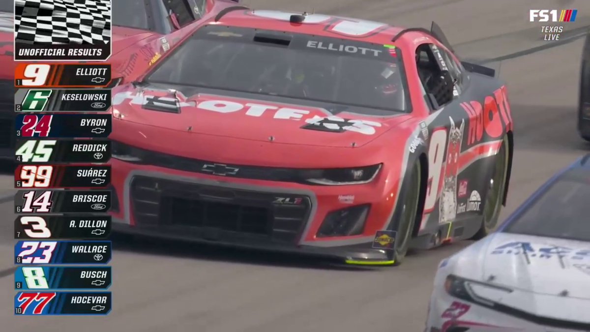 CHASE ELLIOTT WINS AT TEXAS!