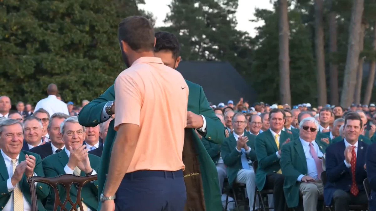 A champion once again. #themasters