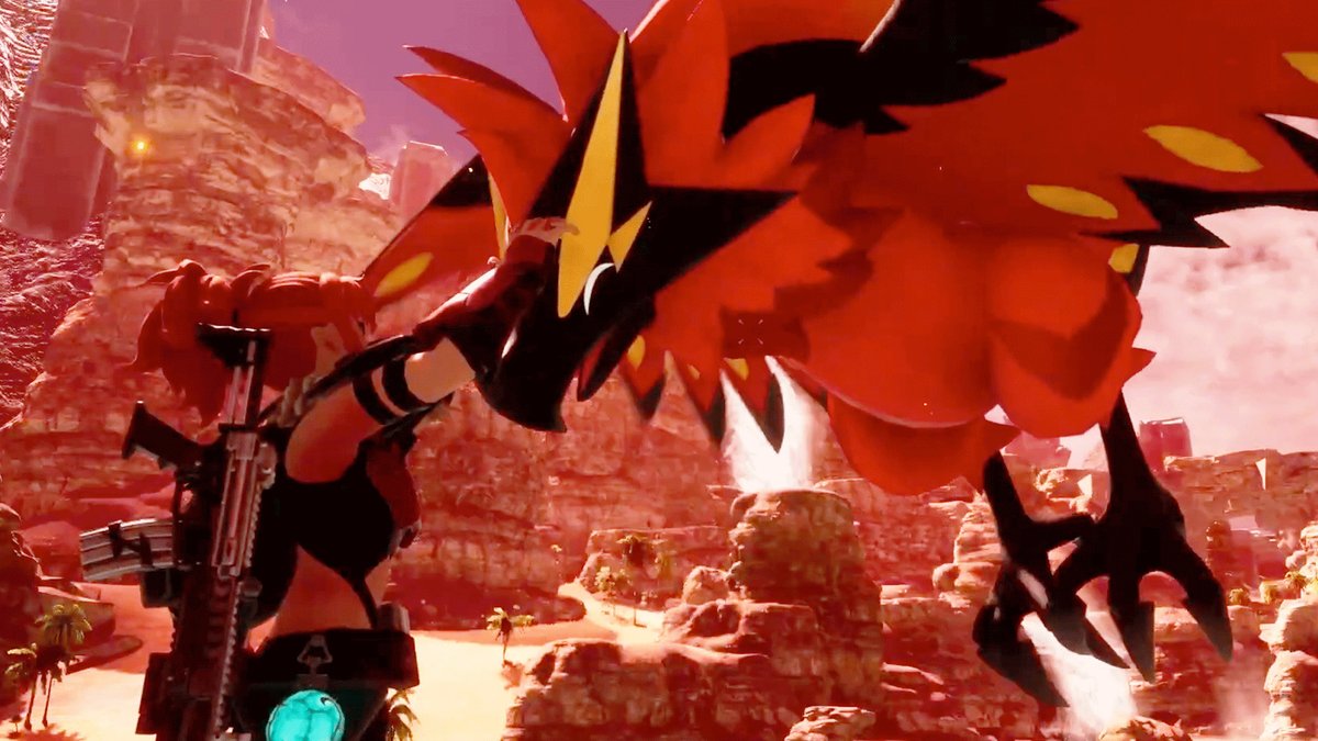 ICYMI: In Palworld, Ragnahawk primarily feeds on rocks, and over many years, not only its beak but its entire head has become hard. Check out the gameplay for this Pal:
