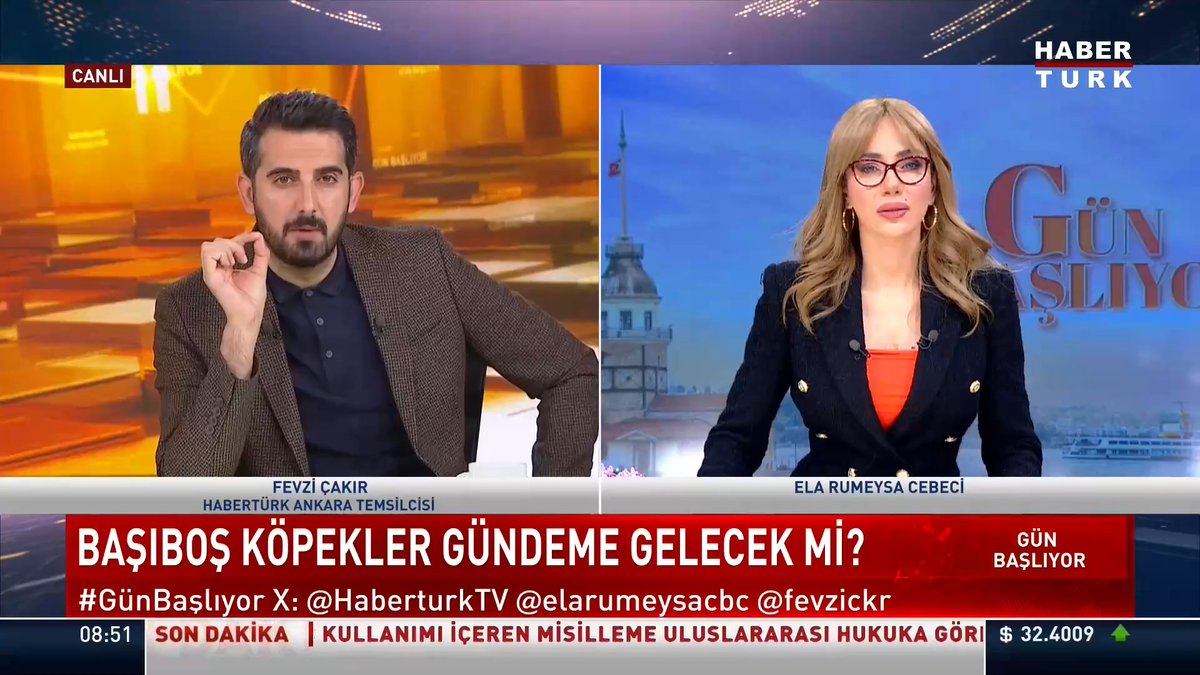 Başıboş köpek sorunu nasıl çözülecek? Habertürk Ankara Temsilcisi Fevzi Çakır, #GünBaşlıyor'da Ela Rumeysa Cebeci 🇹🇷'ye değerlendirdi.