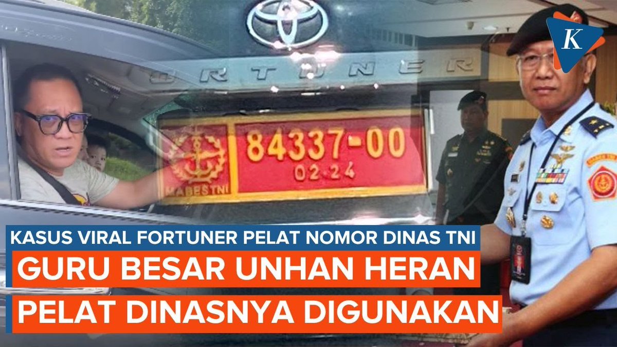 Marsda TNI (Purn) Asep Adang Supriyadi jadi sorotan usai nomor pelat dinas TNI miliknya digunakan oleh pengendara Toyota Fortuner yang terlibat cekcok di Km 57 Tol Cikampek. Padahal, Asep tidak memiliki hubungan dan tak mengenal pengendara Fortuner itu. | #TNIAU #Fortuner #TNI