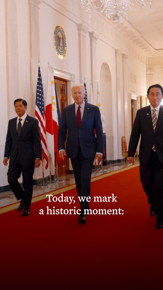 A great deal of history in our world will be written in the Indo-Pacific. And the partnership between the United States, Philippines, and Japan will make that story more prosperous, secure, and free.