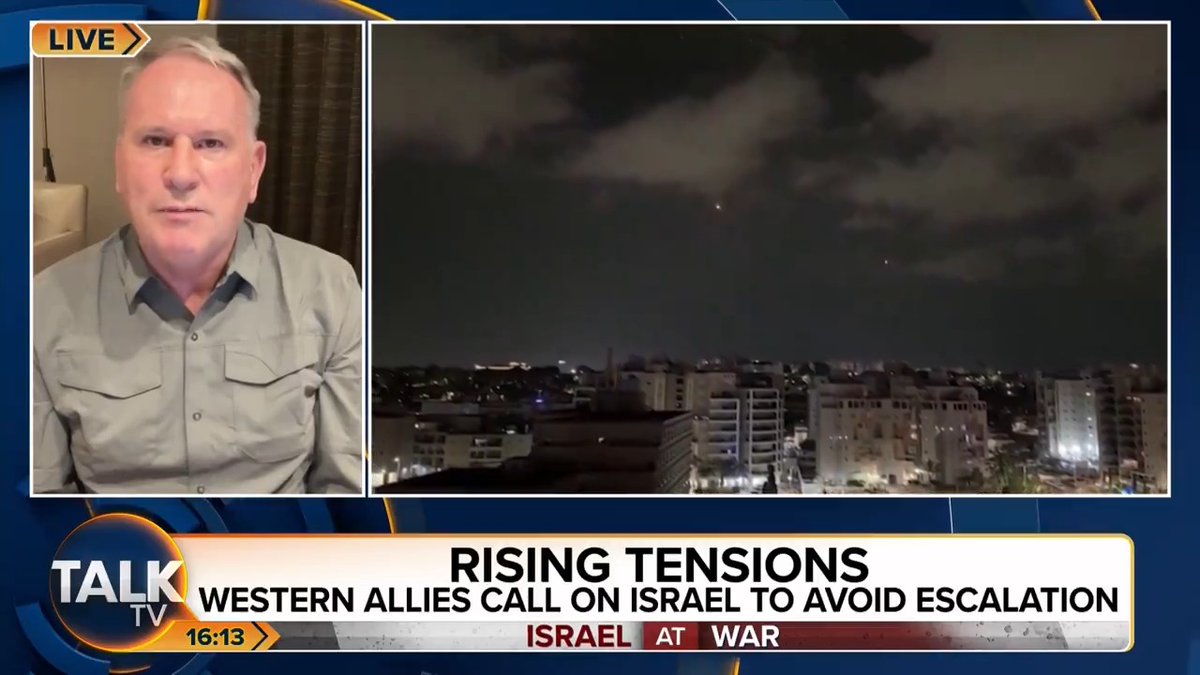 Retired British Army officer, Colonel Richard Kemp, says Israel “should retaliate with immense force” after the attack from Iran. “You cannot allow another country to attack you with hundreds of missiles and do nothing about it.” #TalkTV