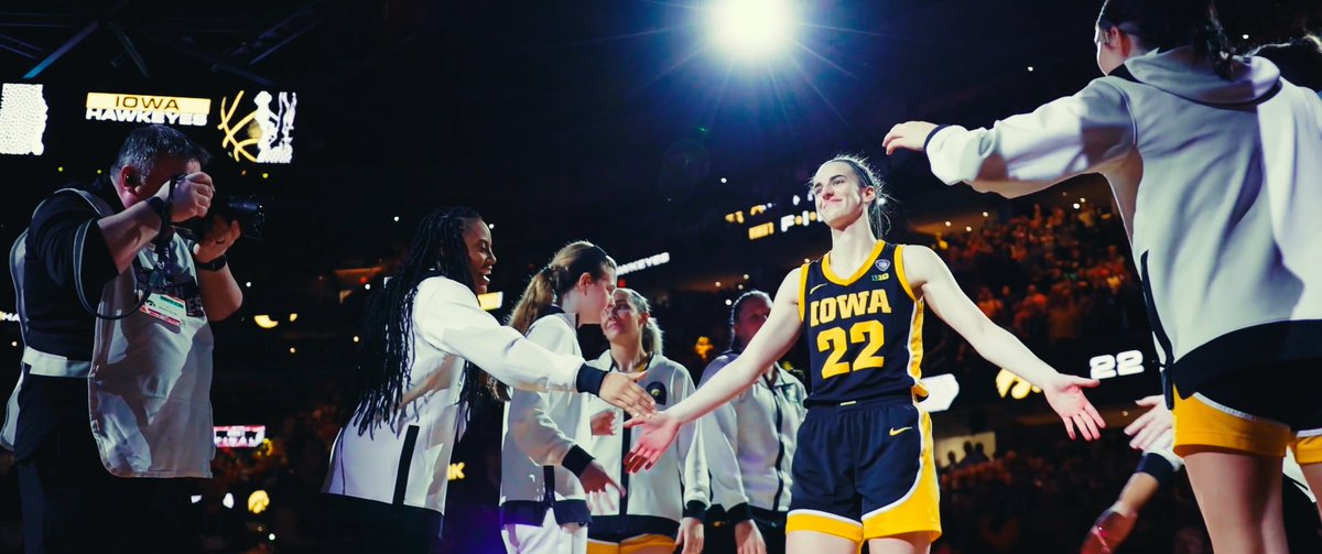 Dream Big. Work Hard. Earn It. Keep being you, Caitlin Clark 💛 #Hawkeyes