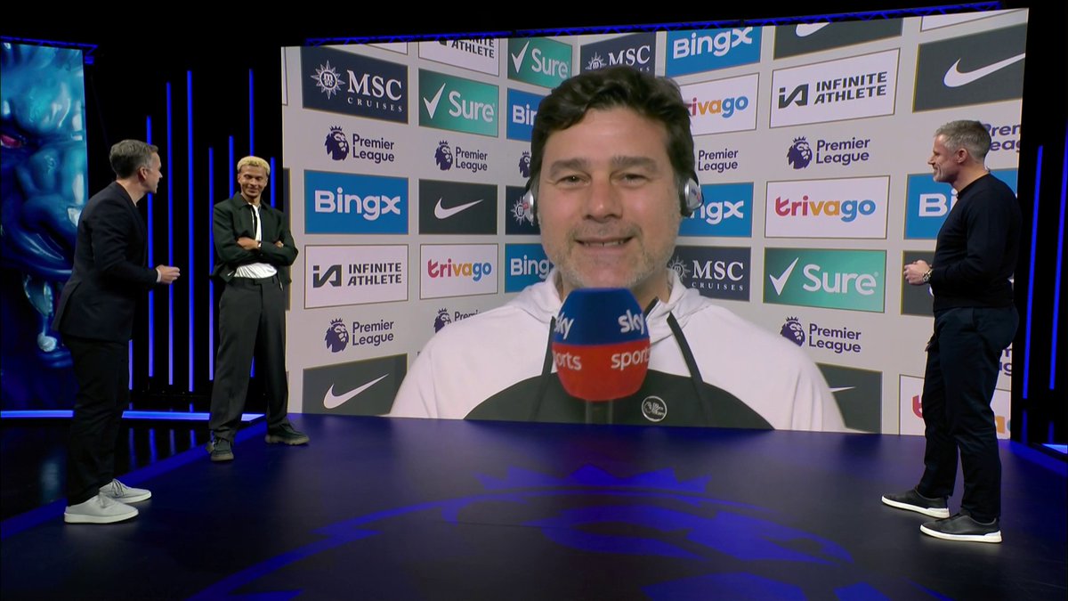 "What a player, oh my goodness! So happy to see you!" 😊 Poch 🤝 Dele